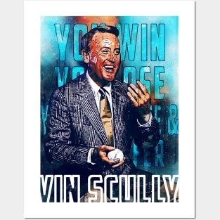 vin scully Posters and Art